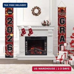 Graduation Decorations 2026 Grad Porch Banner for Any Schools or Grades Graduati