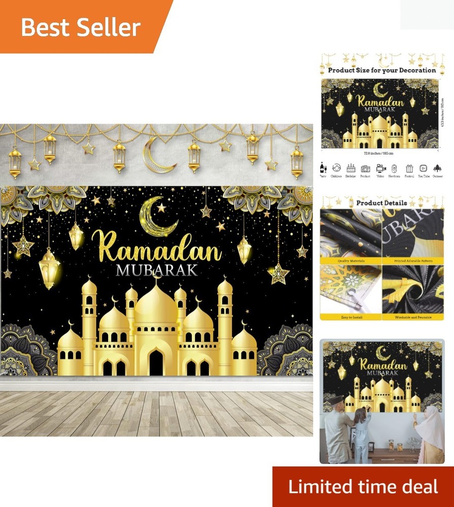 Ramadan Mubarak Decorations Backdrop Banner Muslim Ramadan Kareem Background …