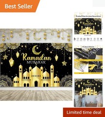 Ramadan Mubarak Decorations Backdrop Banner Muslim Ramadan Kareem Background …