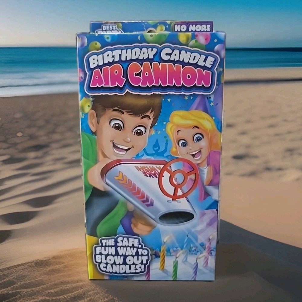 Birthday Candle Air Cannon, Safe Fun Way to Blow Out Birthday Candles, Reusable