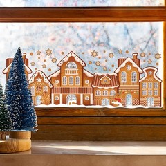 AmazingSpark 72″ Large Christmas Gingerbread House 11.8 x 72 Inch, Pink