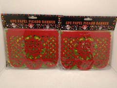 2 PACK 6PC Papel Picado Banner