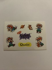 Rugrats Chuckie Viacom Vending Machine Stickers Vintage 1998