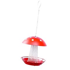 Mushroom Bird Feeder for Balcony Yard and Porch Hanging Use Display