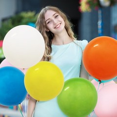 36 Inch Large Balloon, Assorted Colors Big Balloons 8 Pcs Helium Giant Latex …