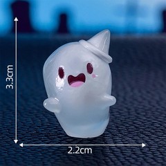Halloweens Night Light Specters Figurines 6 Pack for Themed Parties Supplies