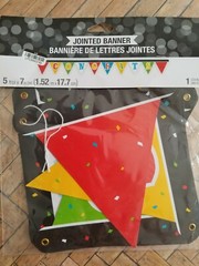 CONGRATS Horizontal Banner Party Decorations Wall Decor Pennants