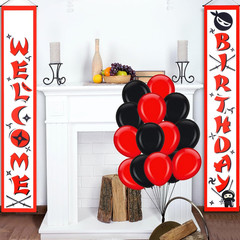 Ninja Birthday Porch Banners Welcome Birthday Sign Kids Karate Party Decor Ideas