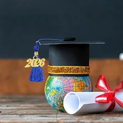 Versatile 60 Pack 2.4in Blue Graduation Tassels with 2026 Charm – Perfect Decor