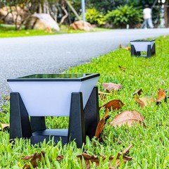 Outdoor Solar Base Light Energy Saving LED Path Light for Garden Patio