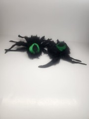 Halloween Spider Table Top Decor Plush Spooky Scary Fun Bendable Limbs 3 Pack