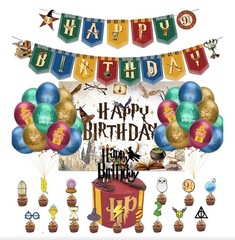 Birthday Party Decoration Happy Birthday Banner – Harry Potter Theme (pack of 2)