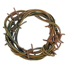 Fake Rusted Barbed Wire Halloween Decorations Plastic Barb Wire Decorations