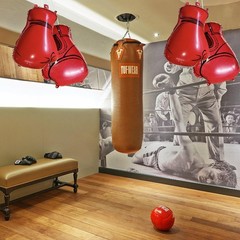 4Pcs Inflatable Boxing Gloves Balloons, Boxing Birthday Party Decorations, Re…
