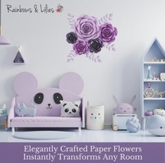 Rainbows & Lilies Large Paper Flowers Decorations for Wall, NEW STRAITS TIMES