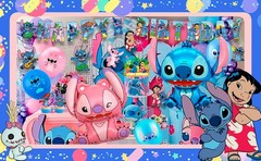 Lilo and Stitch Party Supplies Stitch Birthday Decor Full Set Balloons Backdrop