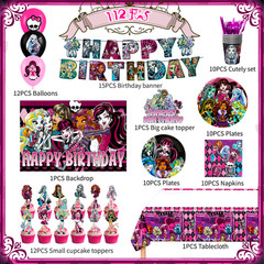 Dogs Kinder Birthday Party Decorations Pet Party Tableware Plates Balloons Set