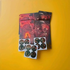 Stranger Things Birthday Paper Party Bags Double Sided 12 Pack With Sticker Seal