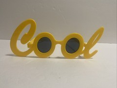 Luau Party “cool” Hawaiian Sunglasses Tropical Party Yellow for Teens Unisex