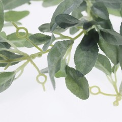 6.2ft Artificial Lambs Ear Greenery Vine Flocked Lambs Ear Garland Soft Faux
