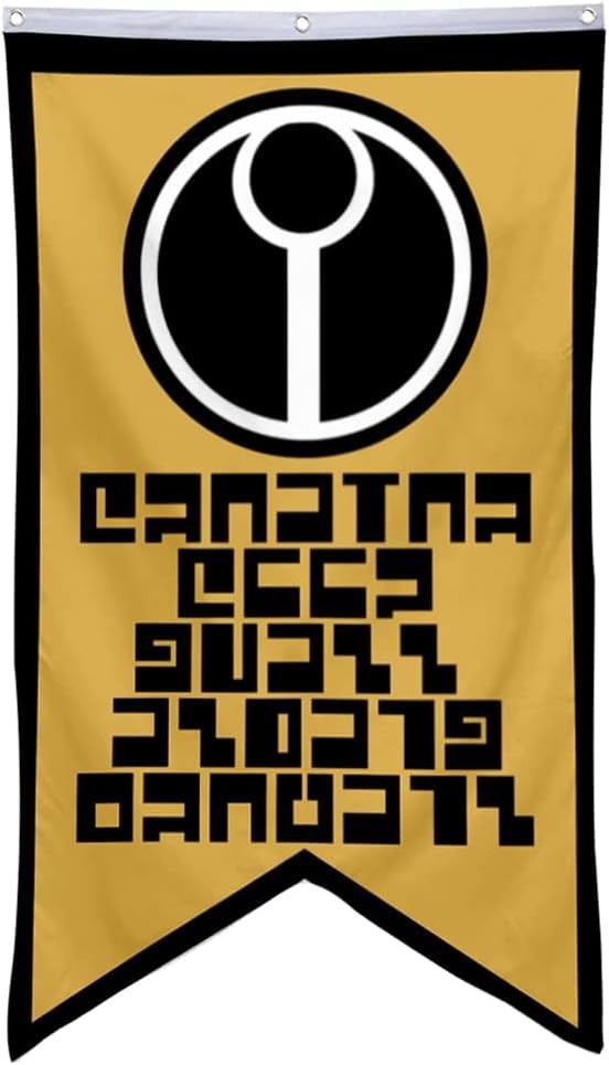 Aihccy Tau Empire Banner Flag Man Cave Bed Room Home Office Party yellow