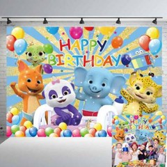 Word Party Party Decor Birthday Decor Backdrop Banner Background Birthday Gift
