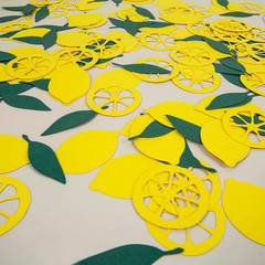 200Pcs Lemon Confetti – Lemonade Party Table Decor, Baby Shower & Bachelorette P