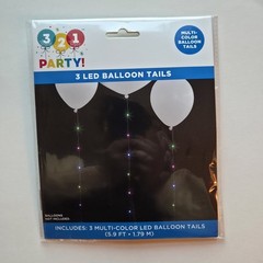 Multi-Color LED Balloon Tails Duo