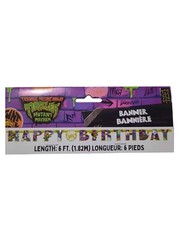 TMNT Jointed Banner «Happy Birthday» 1 Ct Teenage Mutant Ninja Turtles