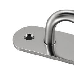 Mounting Bracket Elliptical Hook Indoor Outdoor Use Compact Low-profile