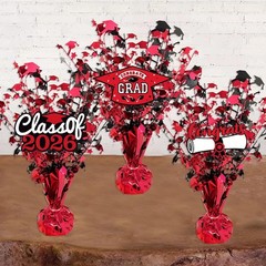 3 Pcs Graduation Table Centerpieces – Balloon Weight Centerpieces Blue Glitte…