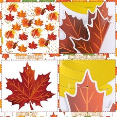 Fall Leaves Hanging Swirls Maple Leaves Decorations for Home/Fall Party Decor…