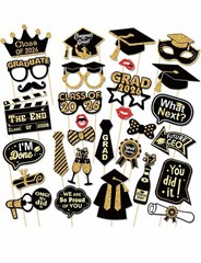 30 Pcs Graduation Photo Booth Props 2026,Grad Party Supplies for College,…