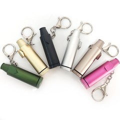 2Pack Metal Storage Box Vial Part Tool Travel Spice Container With Keychain