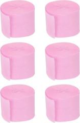 Crepe Paper Streamers 6 Rolls 492Ft,Great Value, Perfect Size for Party, Birthda