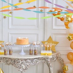 9 Rolls Crepe Paper Streamers 738ft 9 Colors 1.8 Inch x 82 Ft/Roll Party DIY