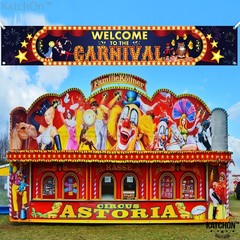 Welcome To The Carnival Banner – Large, 120X20 Inch | Carnival Banner