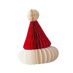 Honeycomb Santa Hat Table Decoration Christmas Tree Ornament for Centerpiece