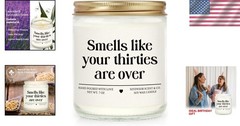 Charming 40th Birthday Candle – Handmade with Love, Ideal for Friends & Family