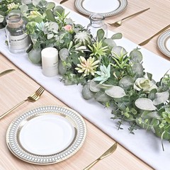 4 Packs 6FT Artificial Eucalyptus Garland, Faux Greenery Garland Hanging Fake