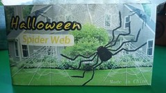 Halloween Decoration Giant Spider Web Party Props Decor Outdoor Fancy Dress 16FT