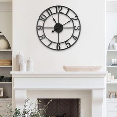 Functional and Stylish Vintage Wall Clock for For outdoors in Two Size Options