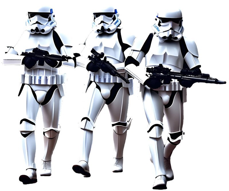 3 Princess Leia And Storm Troopers Fan Art Star Wars Pictures