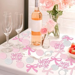 200 PCS Tie The Knot Confetti Bachelorette Bridal Shower Party