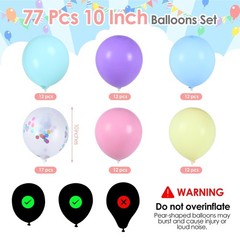 4 Set Balloon Stand Kit for Floor, Pastel Balloon Tower Backdrop Decoration f…
