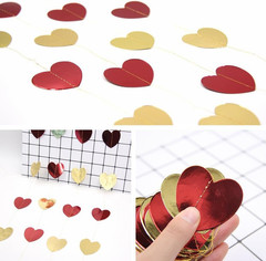 Red and Gold Birthday Decorations for Women with Happy Bithday Banner, Curtains,