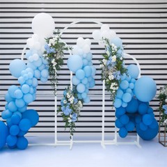 Metal Wedding Arch Backdrop Stand Wedding Arch Frame Set of 3 for Wedding Party