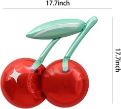 Cherry Balloons Red Cherry Foil Balloons for She’s The Cherry On Top Party