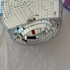 7.5″ Melty Disco Ball Shelf Edge Ornament Last Bachelorette Party Decoration