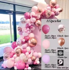 Light olive green blue Beige Metallic Gold Balloon arch kit for party decoration